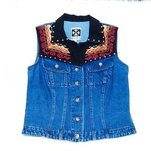 Hairston Roberson Ropa Vintage Denim Vest